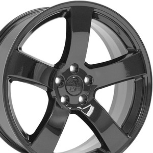 20" Gloss Black Wheel for 2006-2023 Dodge Charger - RVO0718