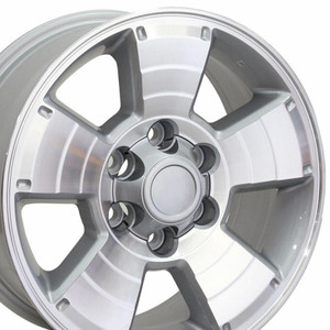 17" Machined Silver Wheel for 1996-2022 Toyota 4Runner - RVO0738
