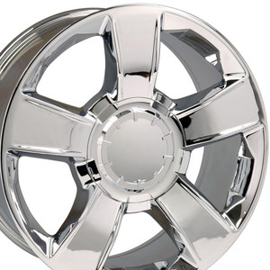 20" Chrome Wheel for 1999-2018 Chevy Silverado 1500 - RVO0784