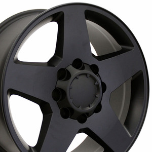 20" Satin Black Wheel for 2011-2023 Chevy Silverado 3500 HD - RVO0831