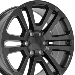 20" Satin Black Wheel for 1988-2023 Chevy Suburban 1500 - RVO0837