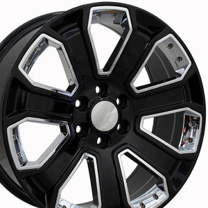 20" Gloss Black Wheel for 1988-2000 Chevy C2500 - RVO0908