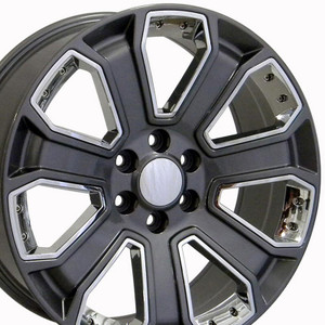 22" Gunmetal Wheel for 2003-2014 GMC Savana 1500 - RVO0923