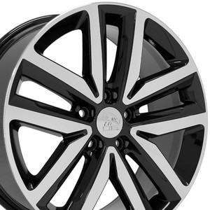 18" Machined Black Wheel for 2010-2023 Volkswagen Golf - RVO0947