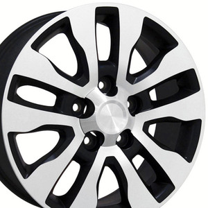 20" Satin & Machined Black Wheel for 2008-2022 Lexus LX570 - RVO1027