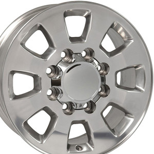 18" Polished Wheel for 2011-2023 Chevy Silverado 3500 HD - RVO1083