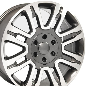 20" Gunmetal Machined Wheel for 2003-2023 Ford Expedition - RVO1182