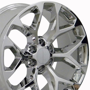 20" Chrome Wheel for 1999-2018 Chevy Silverado 1500 - RVO1256