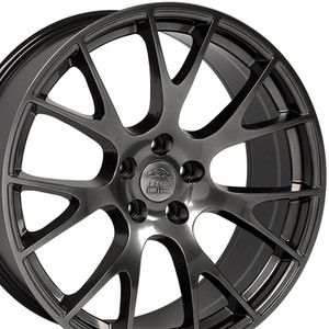22" Hyper Black Wheel for 2002-2010 Dodge Ram 1500 - RVO1296