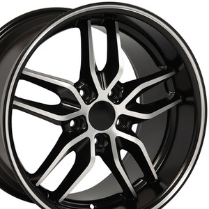 17" Satin & Machined Black Wheel for 1993-2002 Pontiac Firebird - RVO1307