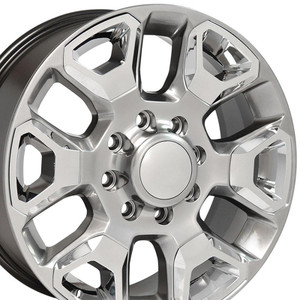 20" Hyper Silver Wheel for 2011-2023 Ram 3500 - RVO1336