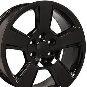 20" Gloss Black Wheel for 1995-2023 Chevy Tahoe - RVO1442