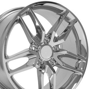 18" Chrome Front Wheel for 1997-2013 Chevy Corvette - RVO1464