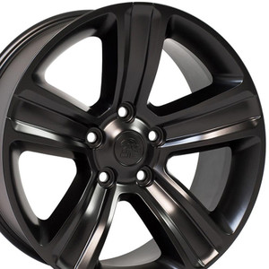 20" Satin Black Wheel for 2002-2010 Dodge Ram 1500 - RVO1499