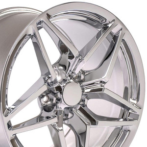 18" Chrome Rear Wheel for 1988-2004 Chevy Corvette - RVO1645