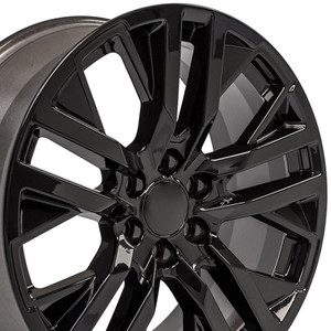 22" Gloss Black Wheel for 1988-2023 Chevy Suburban 1500 - RVO1651