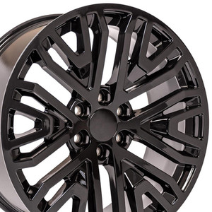 22" Gloss Black Wheel for 1992-1994 Chevy Blazer - RVO1725