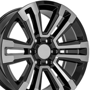 20" Machined Black Wheel for 2003-2014 Chevy Express 1500 - RVO1933
