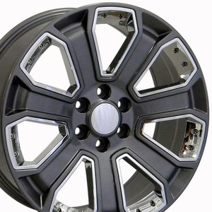 22" Gunmetal Wheel for 2002-2013 Chevy Avalanche 1500 - RVO2074
