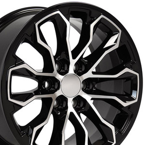 17" Machined Black Wheel for 2015-2023 GMC Canyon - RVO2127