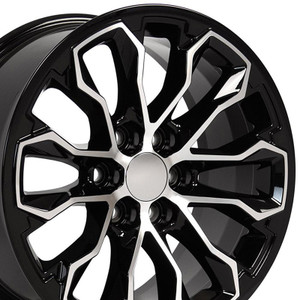 17" Machined Black Wheel for 2015-2023 Chevy Colorado - RVO2128