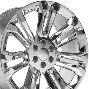 24" Chrome Wheel for 1999-2018 GMC Sierra 1500 - RVO2144