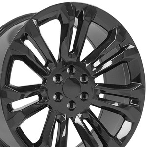 24" Gloss Black Wheel for 2003-2014 GMC Savana 1500 - RVO2175