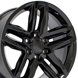 20" Gloss Black Wheel for 1988-2023 Chevy Suburban 1500 - RVO2259