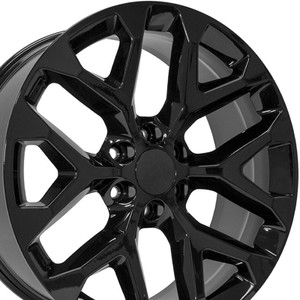 22" Gloss Black Wheel for 1999-2023 GMC Sierra 1500 - RVO2357