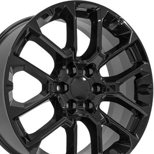 22" Gloss Black Wheel for 2003-2014 Chevy Express 1500 - RVO2472