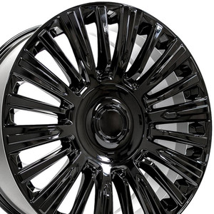 22" Gloss Black Wheel for 1999-2023 GMC Sierra 1500 - RVO2577