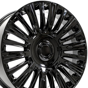 22" Gloss Black Wheel for 2002-2013 Chevy Avalanche 1500 - RVO2585
