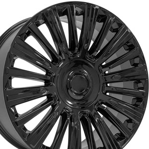 24" Gloss Black Wheel for 1999-2023 Chevy Silverado 1500 - RVO2611