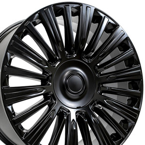 24" Satin Black Wheel for 2003-2014 Chevy Express 1500 - RVO2622