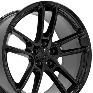 20" Gloss Black Wheel for 2005-2023 Chrysler 300 - RVO2733