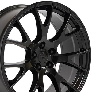 20" Gloss Black Wheel for 2008-2022 Dodge Challenger - RVO2744