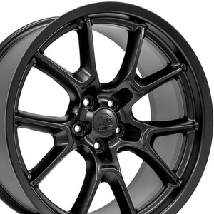 20" Satin Black Wheel for 2006-2023 Dodge Charger - RVO2803