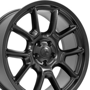22" Satin Black Wheel for 2011-2023 Dodge Durango - RVO2826