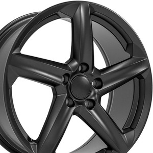 19" Satin Black Front Wheel for 2020-2023 Chevy Corvette - RVO2863