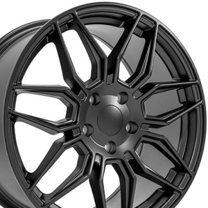19" Satin Black Rear Wheel for 2005-2019 Chevy Corvette - RVO2869