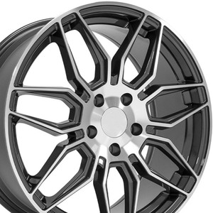 19" Gunmetal Machined Front Wheel for 2020-2023 Chevy Corvette - RVO2870
