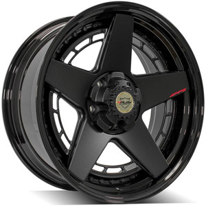 20" Matte & Gloss Black Wheel for 2007-2023 Jeep Wrangler - RVO3433