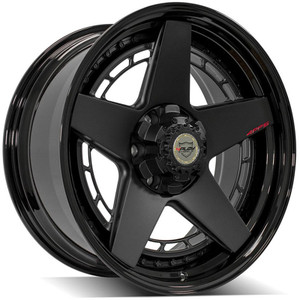 20" Matte & Gloss Black Wheel for 1996-2023 Toyota 4Runner - RVO3448