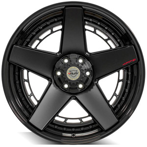 22" Matte & Gloss Black Wheel for 2001-2023 Toyota Tacoma - RVO3468