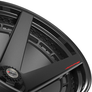 24" Matte & Gloss Black Wheel for 2007-2023 Jeep Wrangler - RVO3478