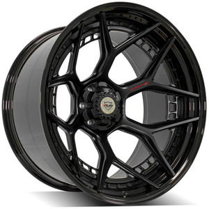 24" Matte & Gloss Black Wheel for 2023 Toyota Sequoia - RVO3602