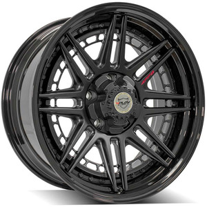 20" Matte & Gloss Black Wheel for 2004-2023 Dodge Durango - RVO3694