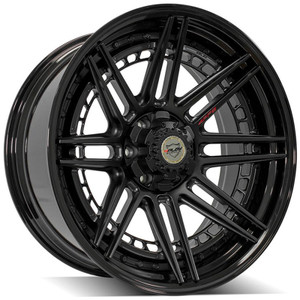 22" Matte & Gloss Black Wheel for 2001-2023 Toyota Tacoma - RVO3717
