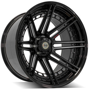 24" Matte & Gloss Black Wheel for 2023 Toyota Tundra - RVO3726