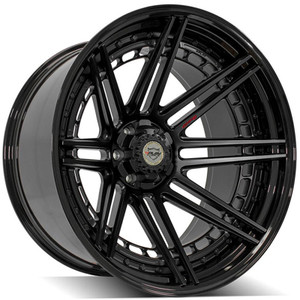 24" Matte & Gloss Black Wheel for 2007-2014 Toyota FJ Cruiser - RVO3731